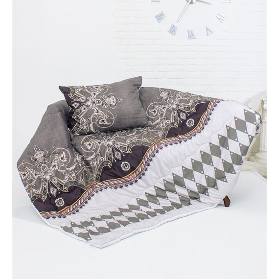 Ковдра MirSon антиалергенна EcoSilk Зима №3525 Print Line Myrrh 220х240 (2200004832586) | Зображення 3