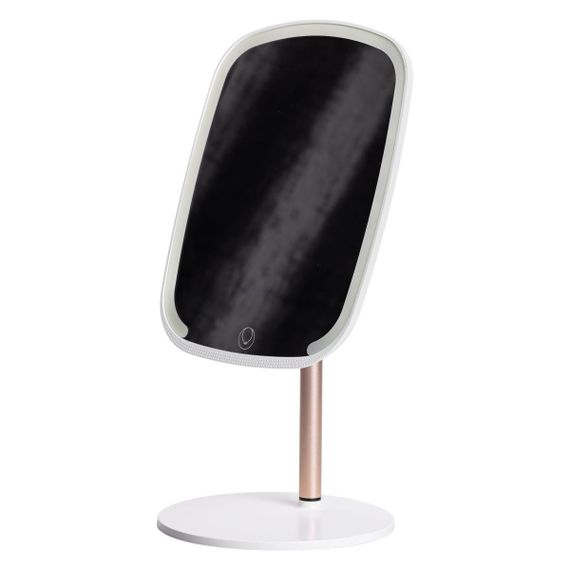 Настільне дзеркало з підсвічуванням 23х18 см для макіяжу на ніжці Біле HP-10-6AW | Зображення 4