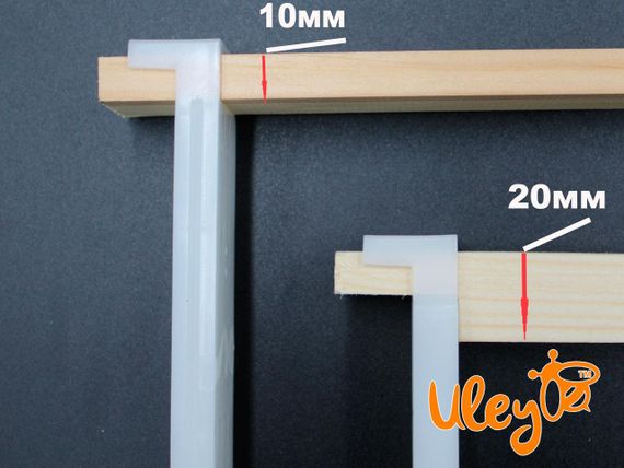 Бічна планка Магазинна 145 мм, з роздільником Гофмана (харчовий пластик) | Зображення 7
