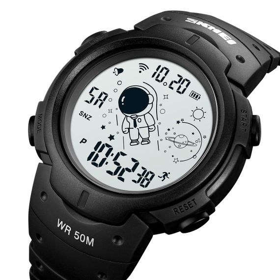 Skmei 1820BKWT Black-white | Зображення 1