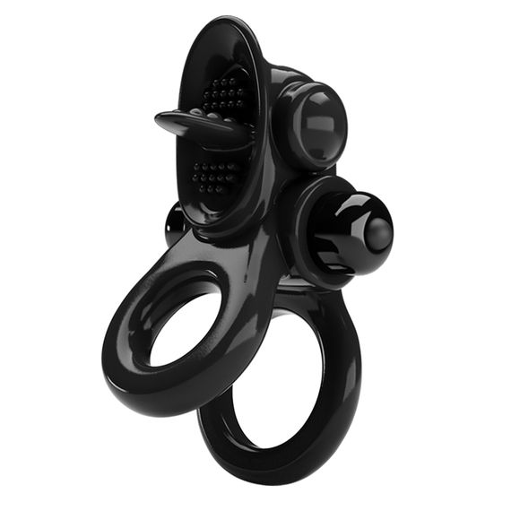 Ерекційне кільце - Pretty Love Passionate Ring Black | Зображення 7
