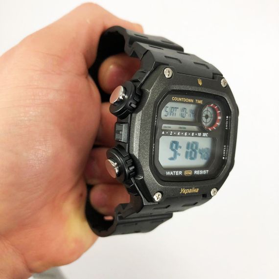 Новые командирские часы SKMEI, Водонепроницаемые электронные часы Военные с подсветкой YV-15 | Зображення 2