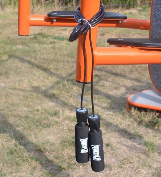 Скакалка швидкісна Паверплей 4211 X ROPE з обтяжувачами (120г*2) Чорна (3м.) | Зображення 2