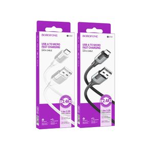 Кабель для зарядки телефона. USB Borofone BX101 Creator Micro 2.4A