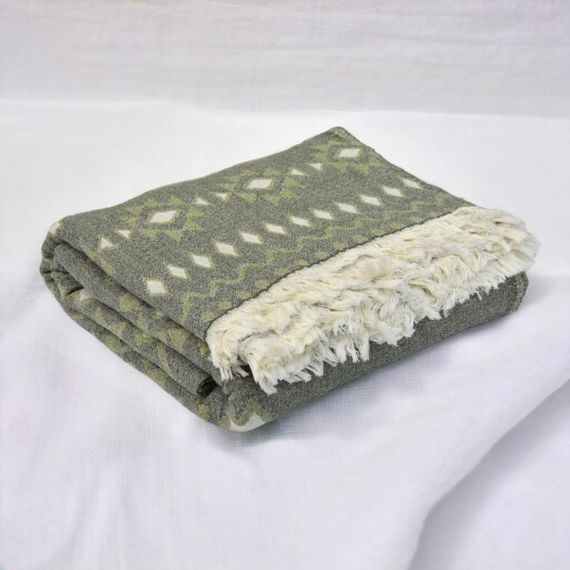 Муслиновое покрывало Kayra 210x250 см MP3, Хаки