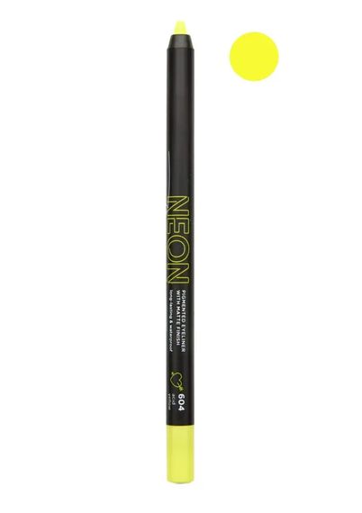 Неоновый карандаш для глаз Parisa Neon Demon 604 Yellow