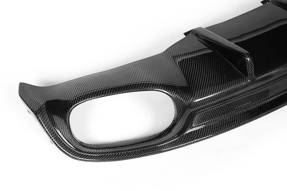 Диффузор заднего бампера V2 (для S-Line, 2010-2014, Карбон) для Ауди A7 | Зображення 8