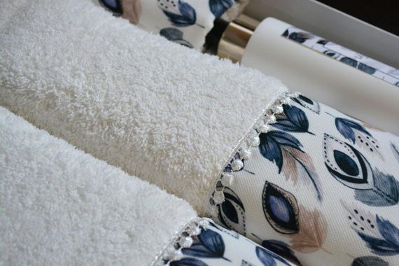 Подарунковий набір рушників La Maison, 3 шт. з ароматом Esme Ekru | Зображення 3