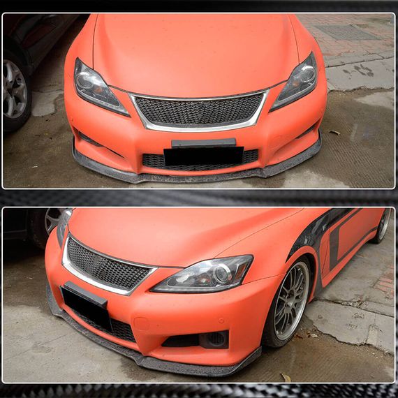 Накладка на передній бампер Lip (для F 2011-2013, Карбон) для Lexus IS рр | Зображення 3
