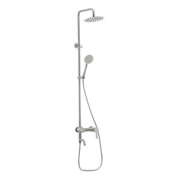 Душова колона зі змішувачем (нерж.сталь) Mixxus NOX-009-J (SS0038)