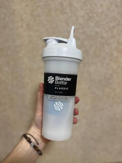 Спортивний шейкер BlenderBottle Classic Loop PRO 28oz/820ml White (500483) | Зображення 8