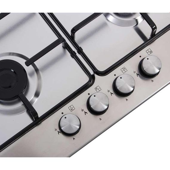 Газовая варочная панель VENTOLUX HG640 B2 S (X) нержавейка | Зображення 3
