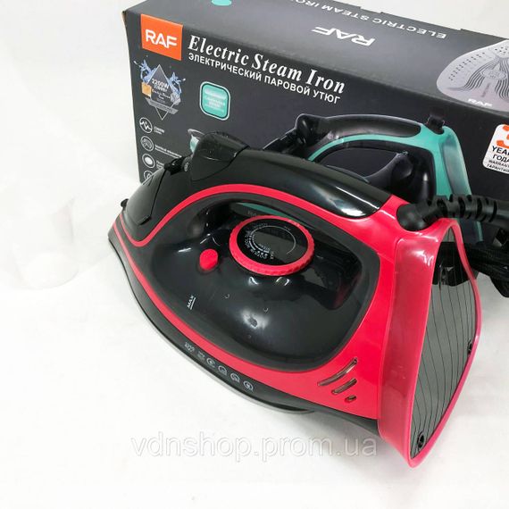 Праска для різного одягу RAF R.1250 2200 Вт, Парова праска для свіжості одягу керамічна парова PZ-91 | Зображення 6
