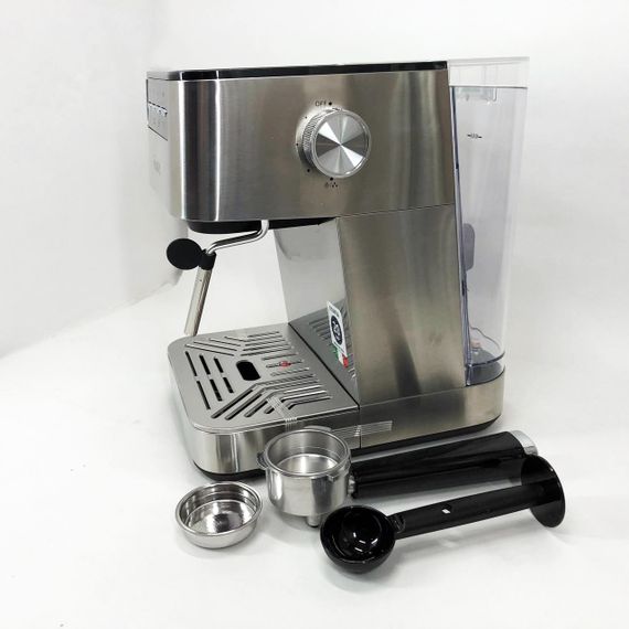 Кавоварка рожкова MAGIO MG-453 960 Вт, кавоварка з можливістю приготування еспресо, кавоварка латте | Зображення 9