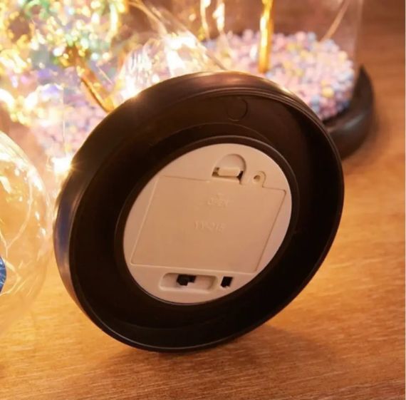 Троянда в колбі з LED підсвічуванням, Галактична троянда в скляній колбі   знижка | Зображення 5