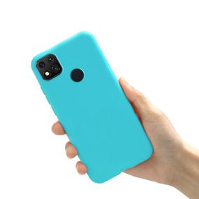 Чохол Candy Silicone для Xiaomi Redmi 10C колір Бірюзовий
