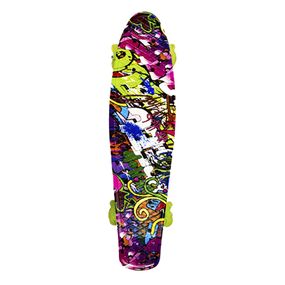 Скейт "Пенни борд" Bambi SC20507 квадратные PU колеса со светом, 56 см Вид 1