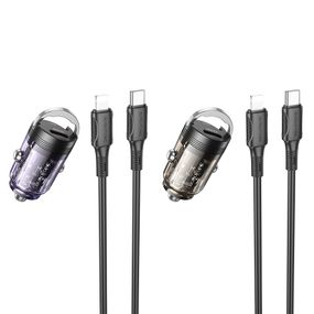 АЗП Borofone BZ29A Talented PD36W+QC3.0 (1C1A) + Type-C to Lightning