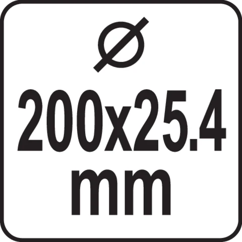 Щітка дискова мотокоси тримера плетений дріт 25,4/200 мм YATO YT-85142 | Зображення 3