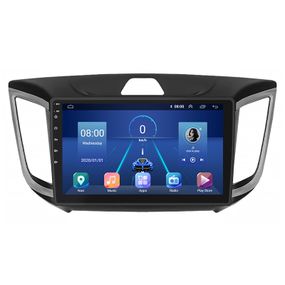 Штатна магнітола Lesko для Hyundai Creta I 2016-2020 екран 10" 4/32Gb 4G Wi-Fi GPS Top