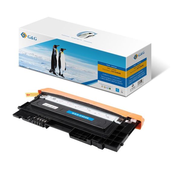 Картридж G&amp;G для Samsung C430/C430W/C480/C480W/C480FN ST974A Cyan (1000 стр) (G&amp;G-C404S)