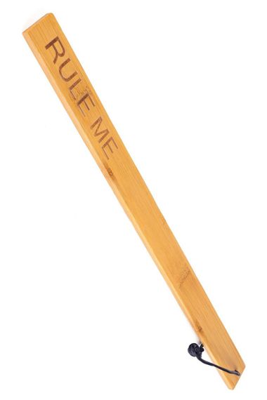 Падл Fetish Tentation — Paddle Rule Me Bamboo, упакований у ПЕ пакет