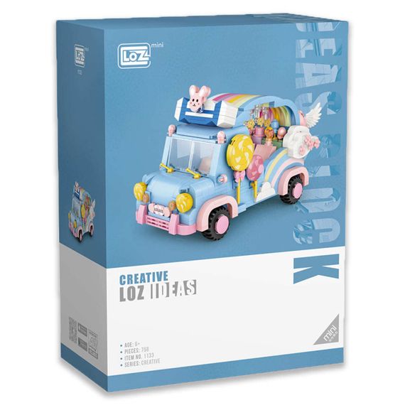 Конструктор LOZ mini Райдужний автомобіль (1133) | Зображення 2
