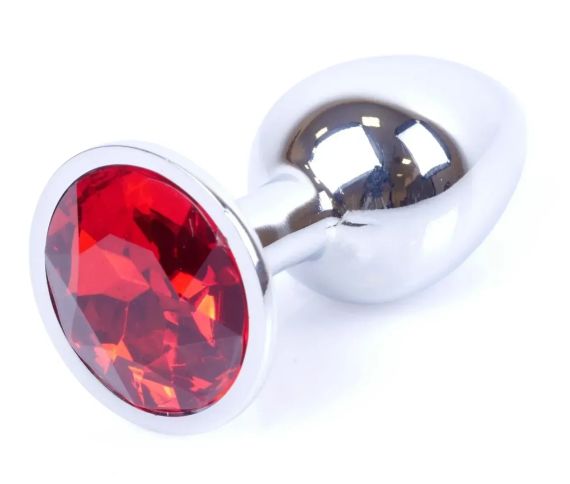 Анальна пробка Jewellery Silver PLUGRed sexstyle | Зображення 1