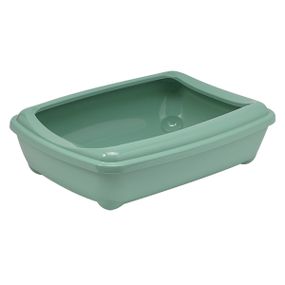 Moderna Arist-O-Tray туалет с бортиком для кошек, 57 см х 43 см х 16 см, зеленый