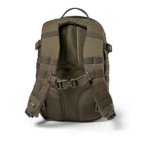 Тактичний рюкзак 5.11 Tactical RUSH 24L RANGER GREEN міцний штурмовий рюкзак із системою MOLLE для військових туризму та EDC | Зображення 3