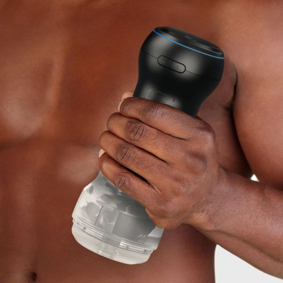 Мастурбатор Kiiroo Feel Pocket Crystal с всасывающей интерактивной насадкой PowerBlow Combo Set Sex Aura | Зображення 9