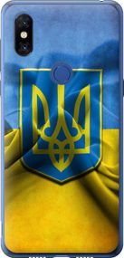 Чехол на Xiaomi Mi Mix 3 Флаг и герб Украины 1 "375u-1599-17620"