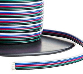 Дріт PROLUM 5P для RGB W стрічки 5x0.2 мм AWG24 UL1007