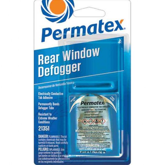 Permatex REAR WINDOW DEFOGGER EL. CONDUCTIVE TAB ADHESIVE Набір для ремонту контакту обігрівача 21351