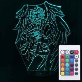 Акриловий світильник-нічник з пультом 16 кольорів Кейго Такамі tty-n001239