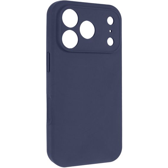 Чохол Silk Full Camera Protective (AA) NO LOGO для Apple iPhone 17 Pro / 18 Pro (6.3") Темно-синій / Midnight blue