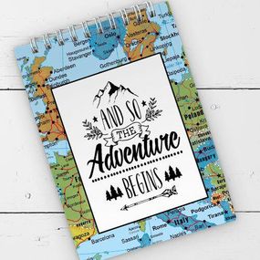 Блокнот на пружине А6 Adventure begins (BL6_19D006)