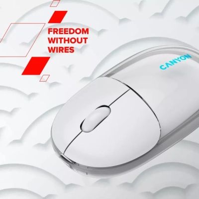 Мышка Canyon OnClick 24 Wireless White (CNS-CMSW24W) | Зображення 3