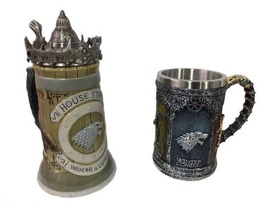 Подарунковий набір Кухоль Game Of Thrones House Stark Гра Престолів Дім Старків і Game Of Thrones Winter Coming