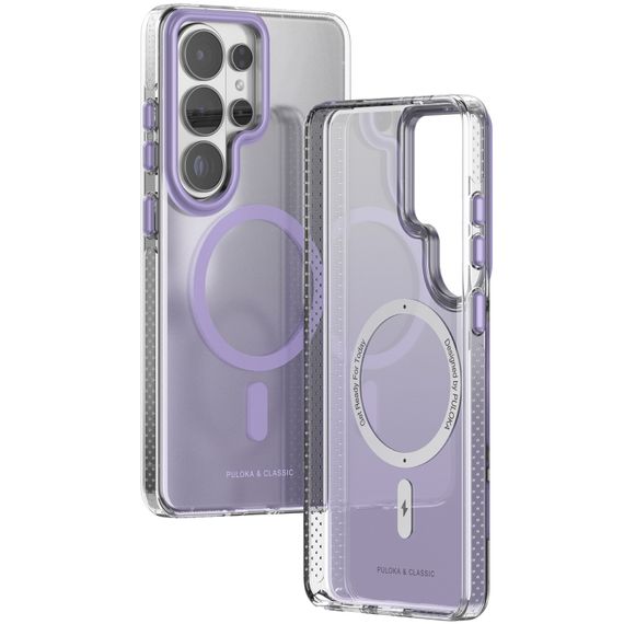 Чохол TPU+PC Puloka Resplendent with Magnetic Fit для Samsung Galaxy S25 Ultra Purple | Зображення 2