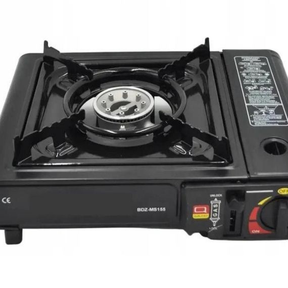 Плита газова в валізі 1 конфорка XPRO BDZ-155-A (6) чорна (MER-15346_335) | Зображення 2