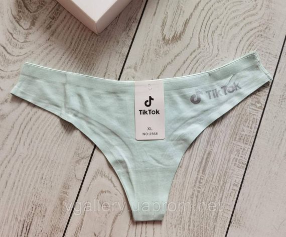 Жіночіі салатові стрінги Tik-Tok стрінги Tik-Tok -  - розмір М/Л - (бірка 3ХЛ маломірка)
