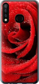 Чехол на Tecno Camon 12 CC7 Красная роза "529u-2432-17620"