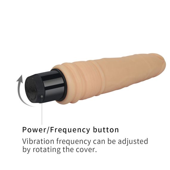 Реалістичний вібратор - Xtreme Feel Vibrator Flesh 7.5" Sex Aura | Зображення 3