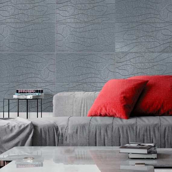 Панель 3D Silver 700*700*6mm (D) SW-00001951 | Зображення 4