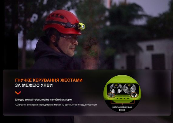 Ліхтар налобний Fenix WH23R з безконтактним датчиком | Зображення 6