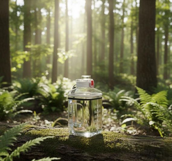 Спортивна біла фляга з BPA-free матеріалу (2.2 л) — зручне рішення для щоденного зволоження | Зображення 8
