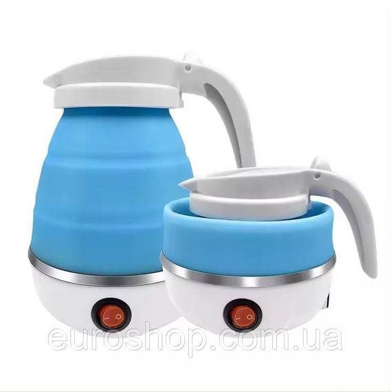 Чайник електричний Elecreic Kettle 600 мл складаний, силіконовий, дорожній туристичний електрочайник | Зображення 1