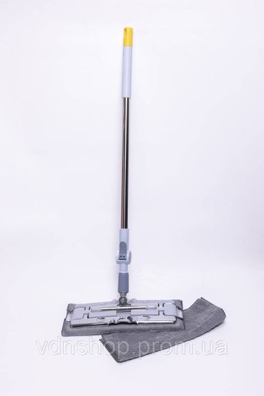 Швабра для підлоги з телескопічною ручкою та насадкою, підходить для плитки, ламінату, лінолеуму, прибирання дому HP-35015-50 | Зображення 2