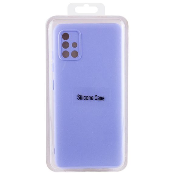 Чохол накладка Silicone Cover Lakshmi Full Camera (A) для Samsung Galaxy A71, Бузковий / Dasheen | Зображення 4